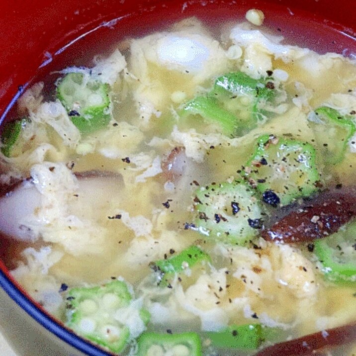 旨みたっぷり♪ カニだし「たまごスープ」